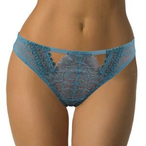 Victoria's Secret Sexy Blue Lace & Mesh Cheekini S